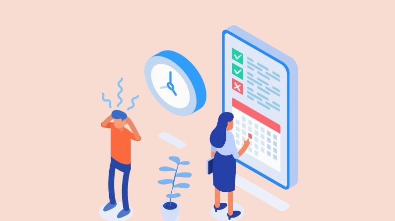 Không nên đặt quá nhiều deadline và chồng chéo lên nhau gây áp lực