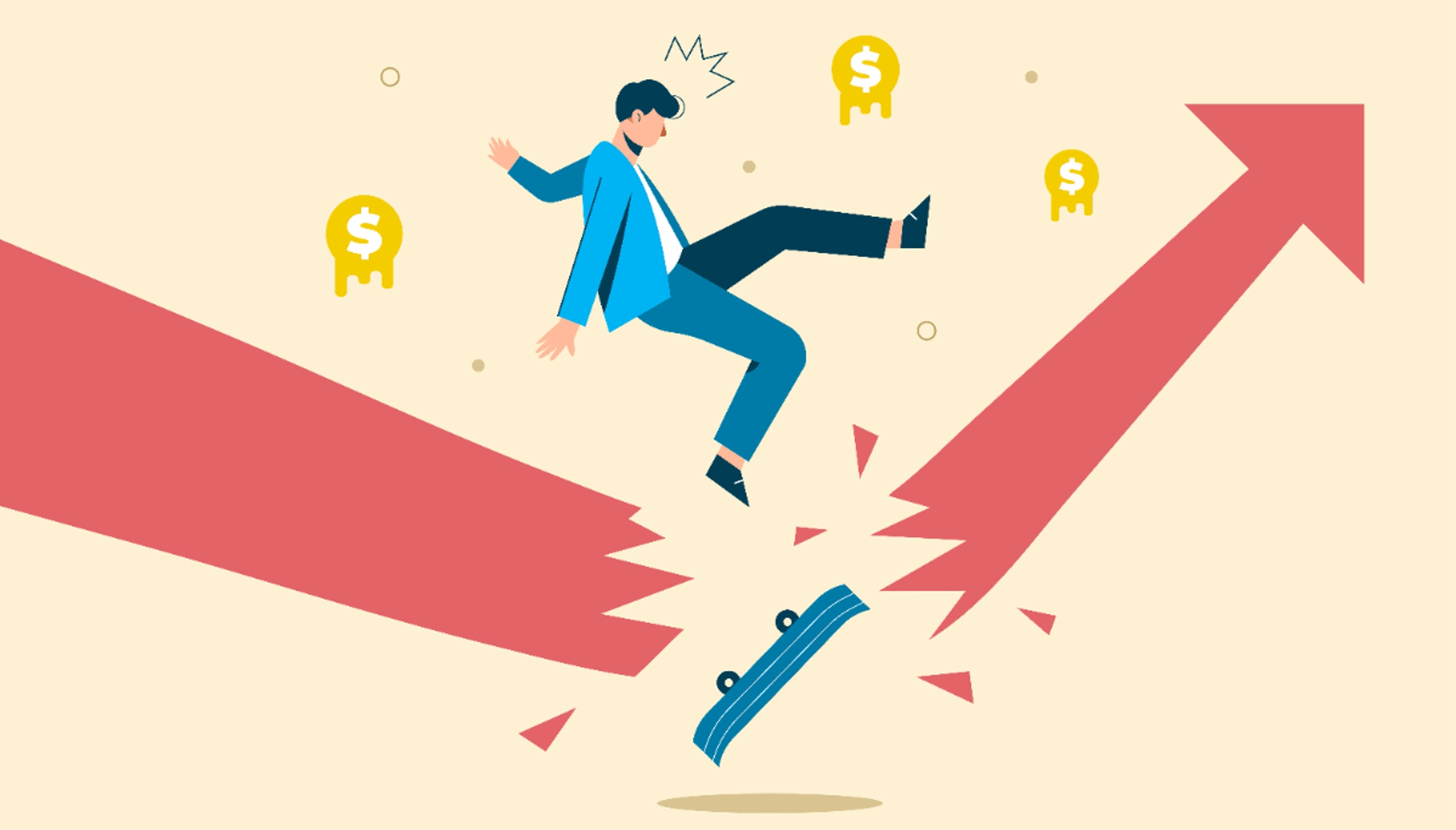 Minh họa khái niệm slippage là gì trong giao dịch tiền điện tử